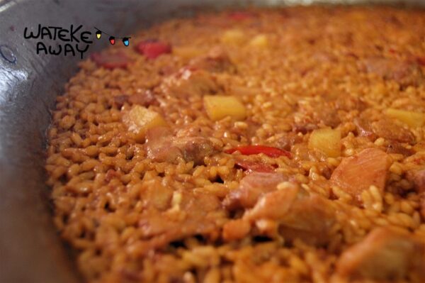 Paella aragonesa