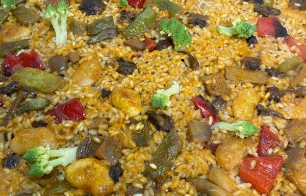 Paella Campestre – Verduras y setas